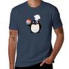 Baker Penguin With Cupcake TShirt Plus Size All Match Tee Shirt