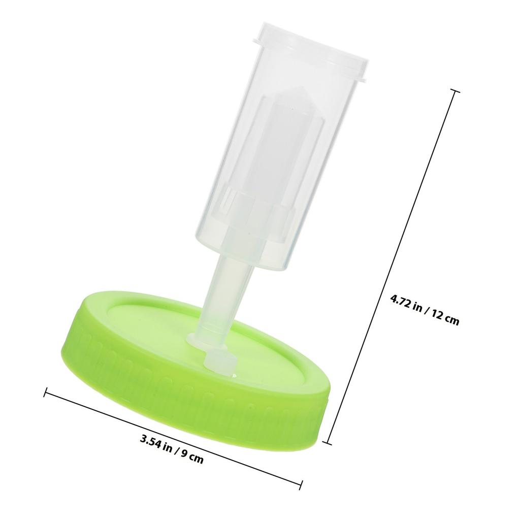Wide Mouth Fermenting Lid Plastic Mason Jar Cover Washable Tank Lid One Way Airlock Valve Canning Accessory Wide Mouth Jar Lids