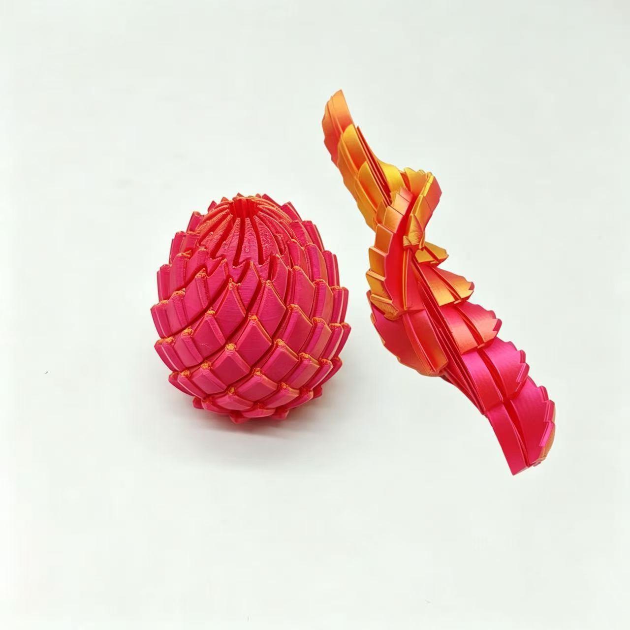 Transformable 3D-Printed Slime Ball Dragon Egg Toy 8cm