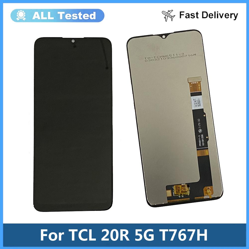 LCD Screen and Digitizer Full Assembly For TCL 20R 5G T767H