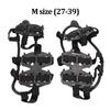 1 Pair 24 Teeth Climbing Crampons Stainless Steel Antiskid Outdoor Snow Ice Shoe Covers