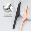 Precision Slanted Head Fine Hairs Eye Brow Clips Eyelash Tweezers Lash Hairs Puller Eyebrow Tweezer