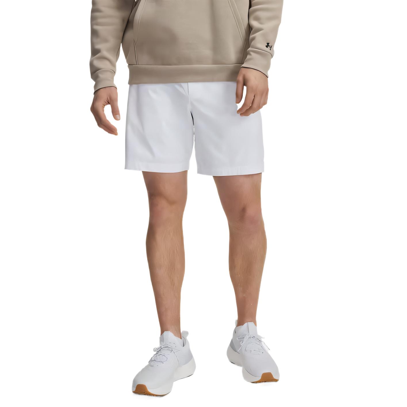 

Under Armour Удобные шорты для вождения, приятные к коже, быстросохнущие, повседневные, мужские шорты, белые 1389876-100 XL