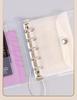 M5 Transparent Twill Loose-Leaf Binder Diary with Removable Five-Hole Strap