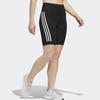Adidas Logo Stripe Print Tight Fitness Shorts Women Shorts Black H64228