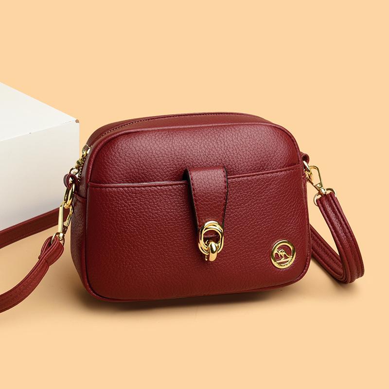 Fashionable Small Square Bag with A Versatile Head and A Single-shoulder Crossbody