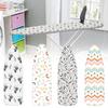 Durable Ironing Board Cloth Heat Resistant Decorative Ironing Board Cover With Floral Animals Design Universal Laundry Supplies