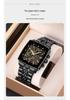 Shike Mei Men's Multifunctional Chronograph Watch - Waterproof, Luminous, Calendar, Steel Strap.