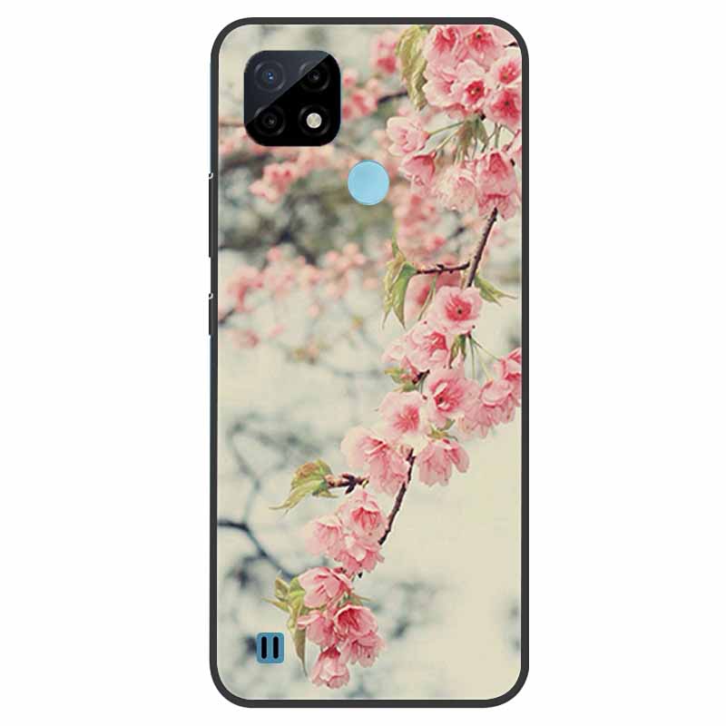 Pro Realme C21 Pouzdro Nárazuvzdorné Měkký silikon TPU Zadní kryt Pro Realme C31 C21Y C25S C25 Pouzdra na telefony Realme C21 C31 Roztomilý kreslený