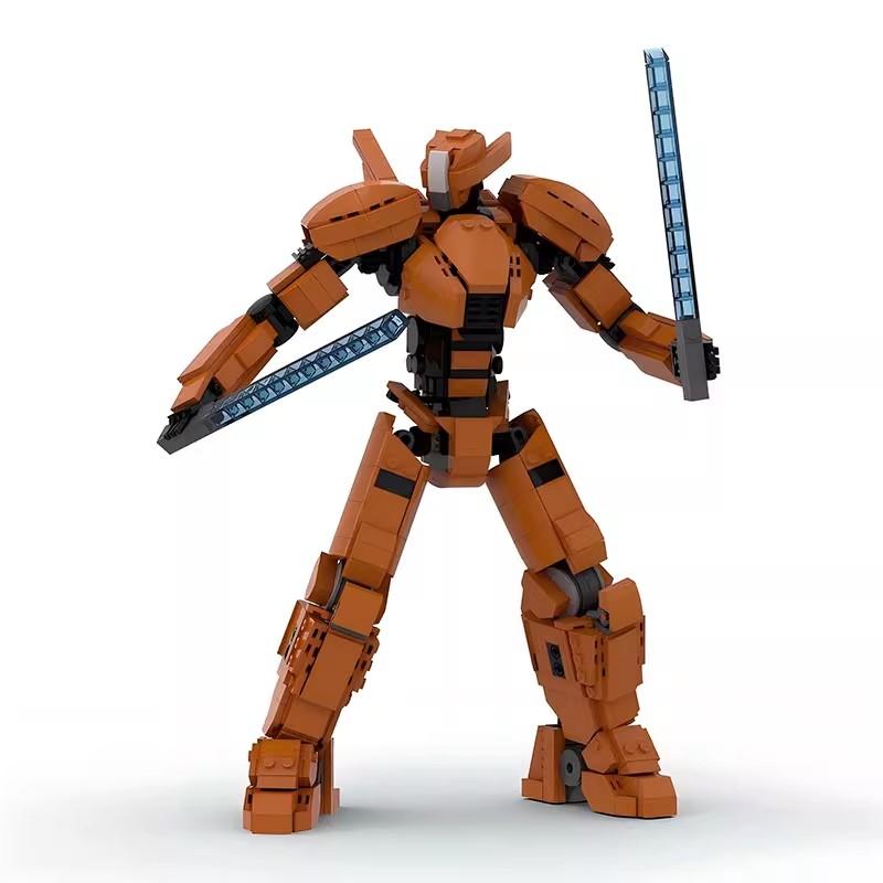 Bricklink MOC Pacifics Mecha Movie Technical Robot Sets Action Figures Mechanical Warrior Creative Building Blocks Kid Toys Gift