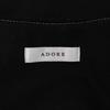 ADORE 531-0240159 Black SUPER100 Melton Gilet Hooded Sleeveless Coat coat 38 blackUsed