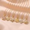European & American Light Luxury Daisy Pendant Necklace for Women