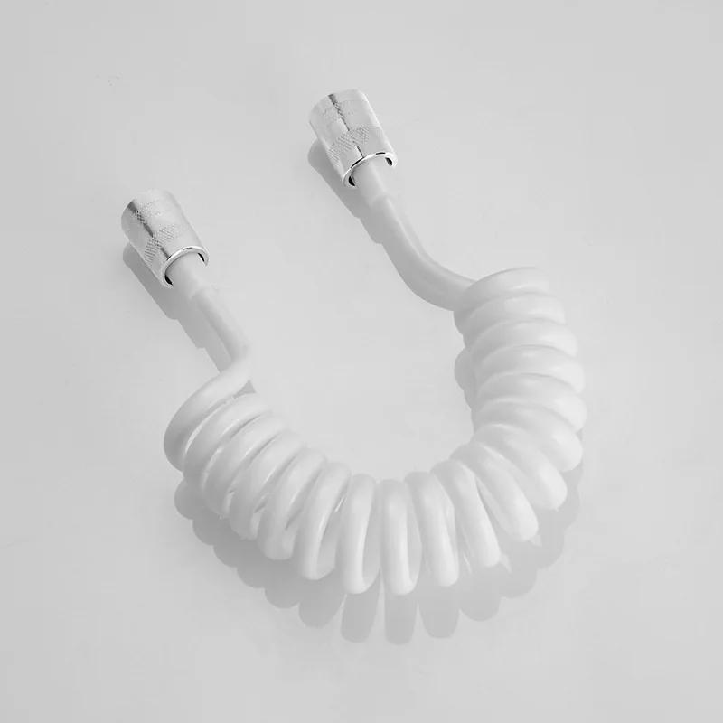 1 шт. Пружинный Душевой Наконечник Распылитель Шланг Мягкие Шланги Гибкая Телескопическая Трубка Туалетный Биде Распылительная Трубка