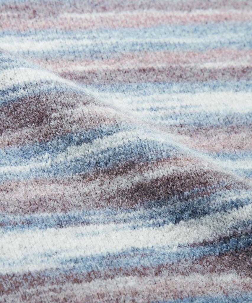 TRILLION Washable Multi-Color Gradient Crewneck Knit_Navy