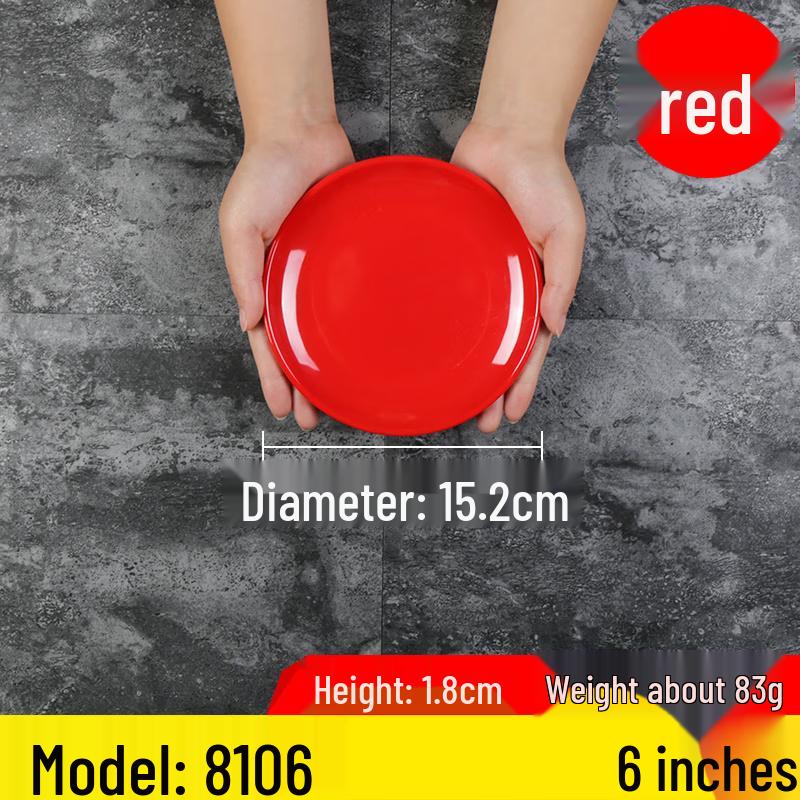 Melamine Round Restaurant Plate