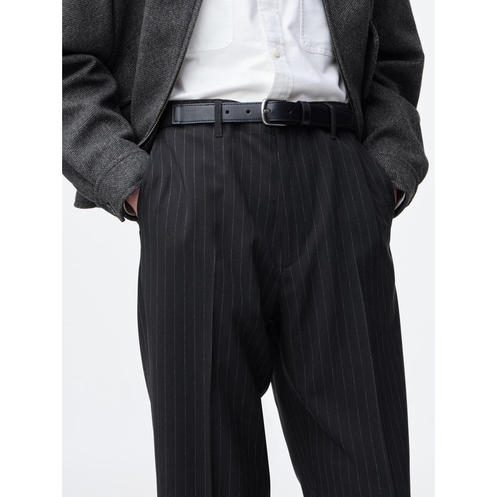 GU by Uniqlo Wide Slacks  Stripe  Model  Ec  Length 78.5cm 