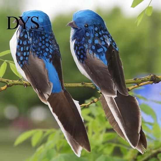 Künstliche Vogelfigur Realistisches Gartendekoration Kunstwerk Schmuckstück Gefiedert Schaumstoff für Hof