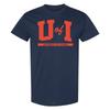 Illinois Fighting Illini Initial Arch - NCAA Universität Kurzarm-T-Shirt