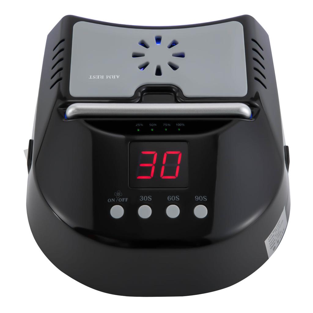 New 72W Cordless UV LED Nail Lamp Rechargeable Nail Dryer Lamp For Gel Nails+Fan