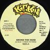 7inch Record SIZZLA - Smoke The Herb NONE Kickin Producti Jamaica Reggae, Ska & Dub Used