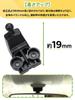 Mirror Rearview Mirror Mirror Vision Up Rearview Mirror for New Suzuki Jimny Sierra JB74 and Nomad JC74 Bracket, Holder, Built-in Bracket, (Gray)