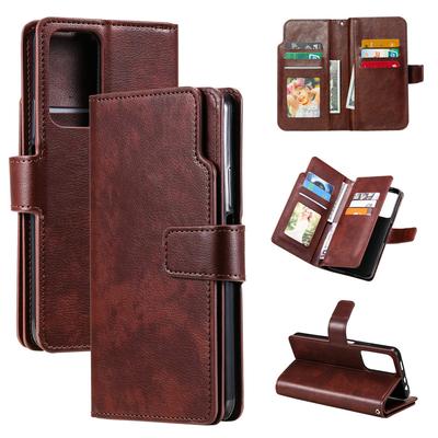 Pour Poco M4 Pro M3 X3 NFC luxe multi cuir fente pour carte couverture de livre pour Xiaomi Redmi NOTE 11 PRO 11S 10 10R 10 Prime 9T 9C 9A étui à rabat coque de support