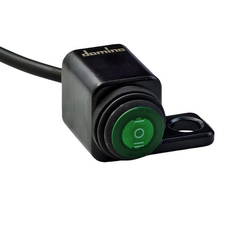 3 Position Green Push Button Switches Fog Light Headlight Switches For Motorcycle Aluminum And Plastic