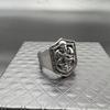 European Retro Titanium Steel Templar Knight Men's Ring