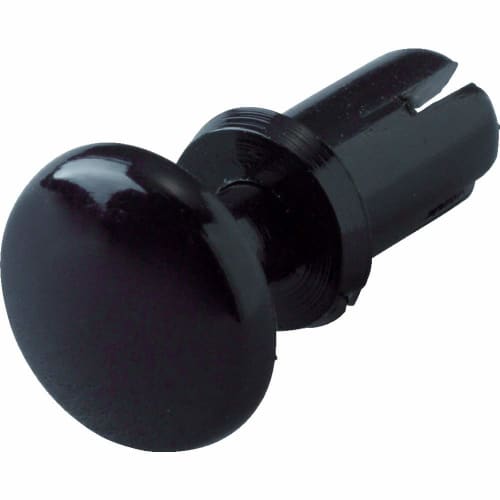 

TRUSCO Push Rivets, 3.7-4.4mm Thick, 2.1mm Hole Diameter, 6.4mm Length, Black, Pack of 50, TPR2064-BK