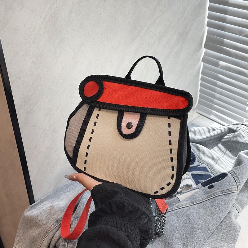 Two-dimensional animation girl heart cute cake bag summer new chain messenger bag light small bag woman