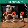 Horror Resin Pumpkin Skull Decor Set For Halloween Party And Home Yard Display