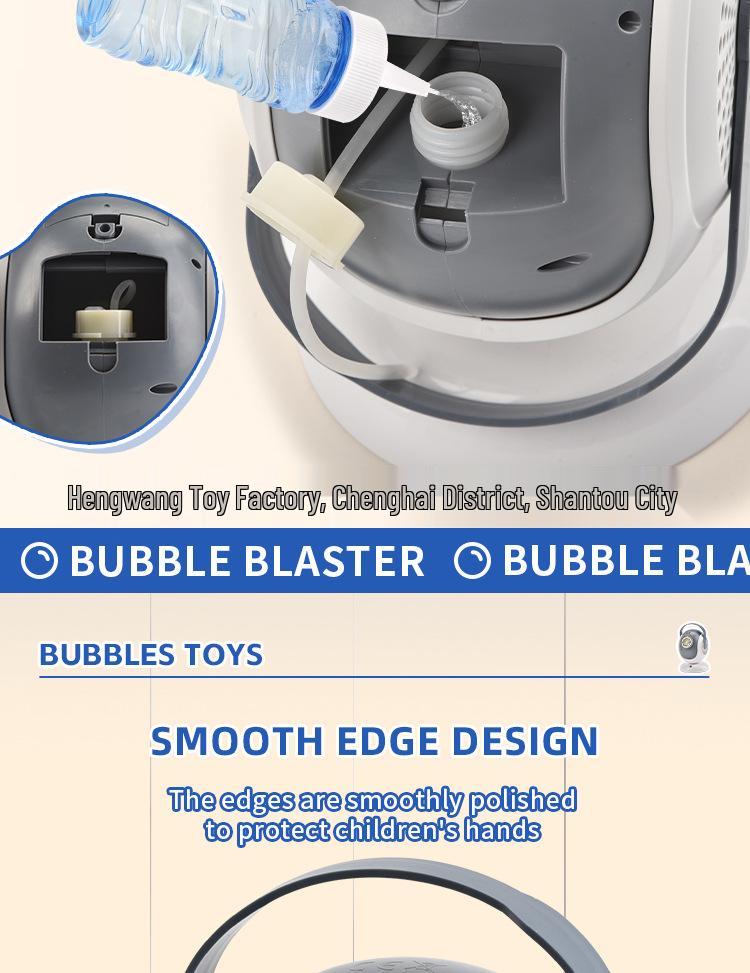360° Automatic Bubble Machine: Wedding, Party & Kids' Summer Fun Toy