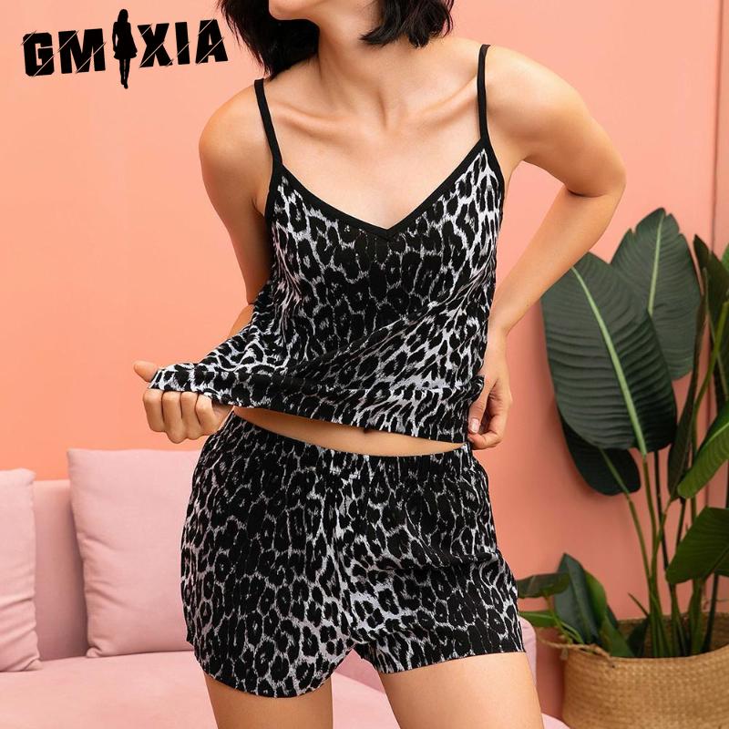 GMXIA Women's Pajamas Autumn and Winter Simulation Silk Long-sleeved Loungewear Suit