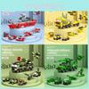 Aircraft Carrier Helicopter Missile Armored Vehicle Assembly Building Block Toy For Kids Diy Construction Toy