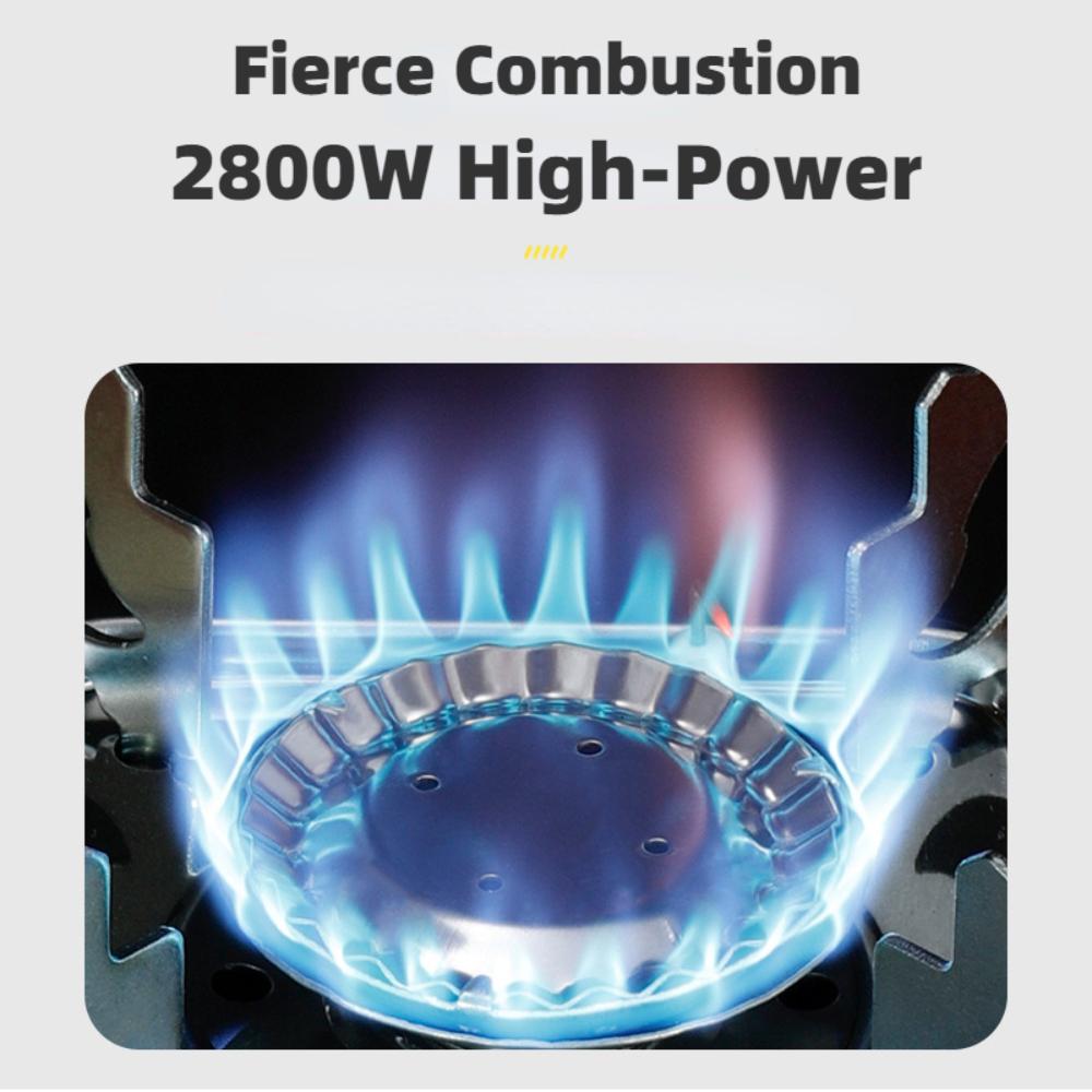 1PC Outdoor Mini Lotus Stove Portable Simple Safe And Durable Card Stove Folding Camp Stoves Adjustable Firepower Square Stoves