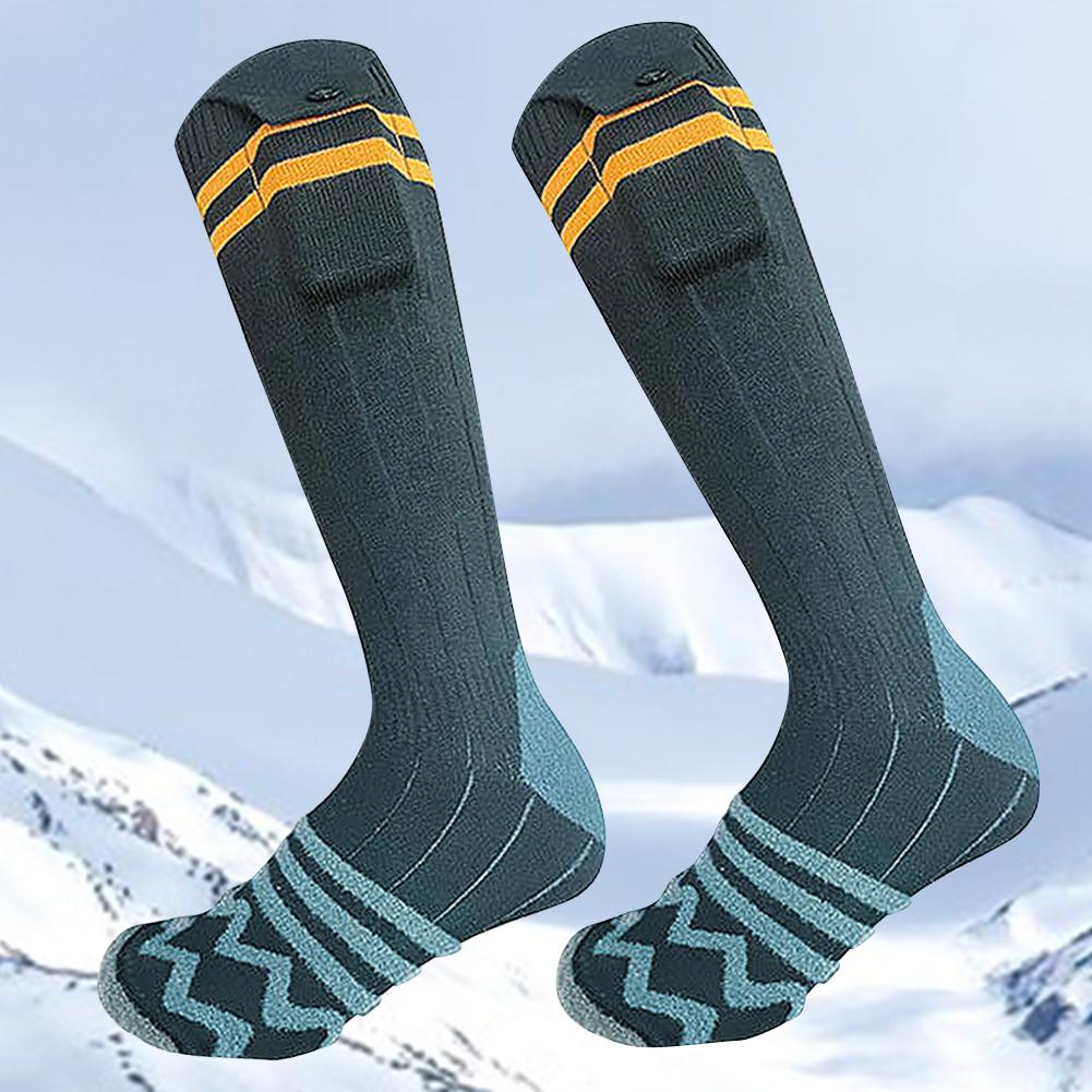 Electric Heated Socks Washable Winter Thermal Socks Outdoor Skiing Foot Warmer for Men and Women