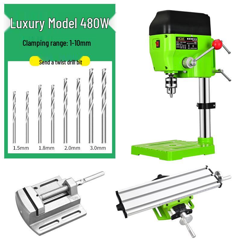 Mini 220V Variable Speed Micro Bench Drill for Industrial and Household Use – Ideal for Bead Making