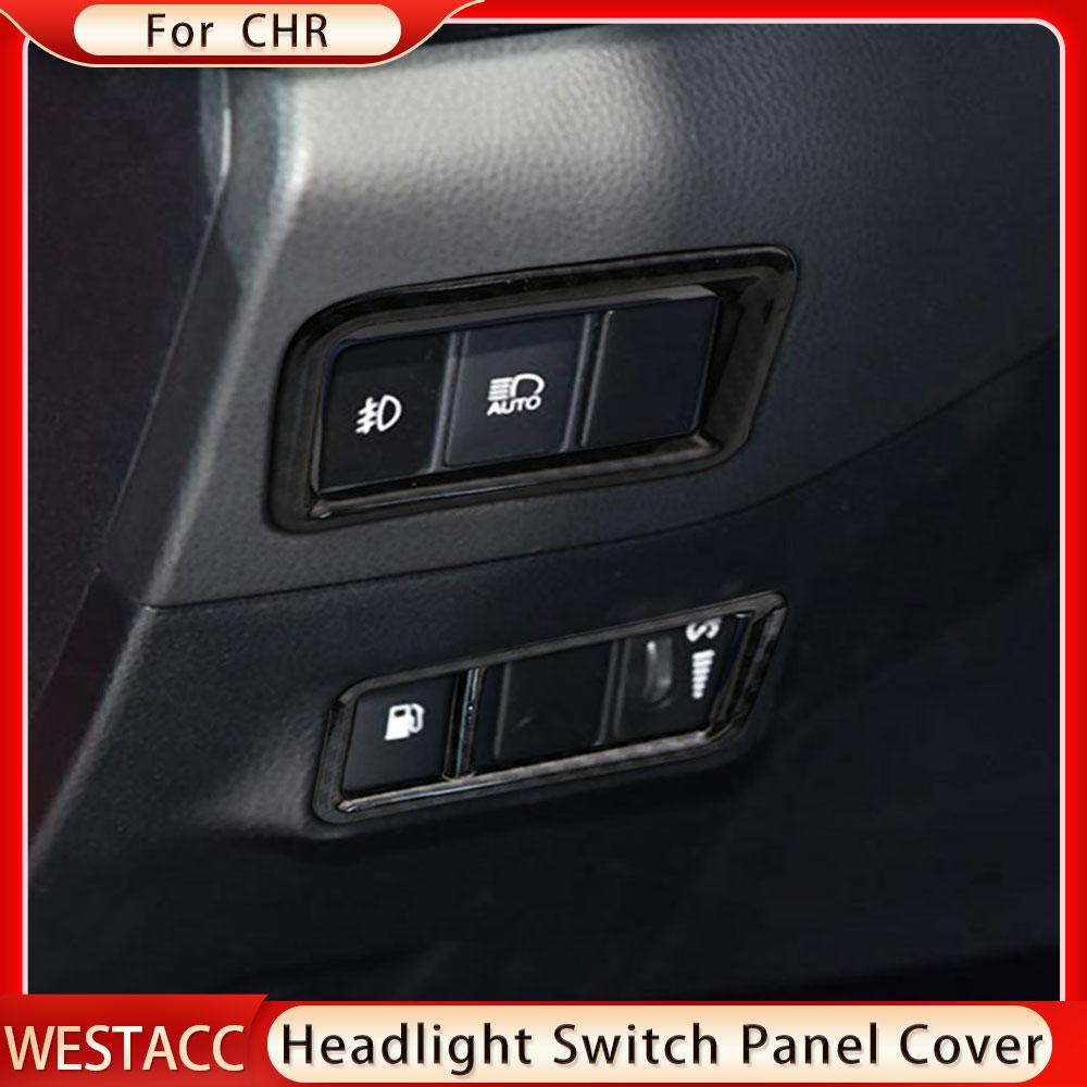 ABS cromat mașină comutator panou capac decorare autocolant ornamente pentru Toyota CHR C-HR 2016 2017 2018