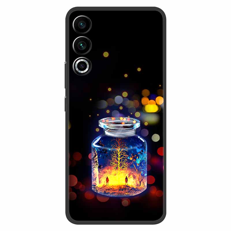 For Meizu 20 Case 6.55" Capa Silicone Painted Soft Black Cover for Meizu 20 2023 Covers Para Meizu20 Coque TPU Protective Shells