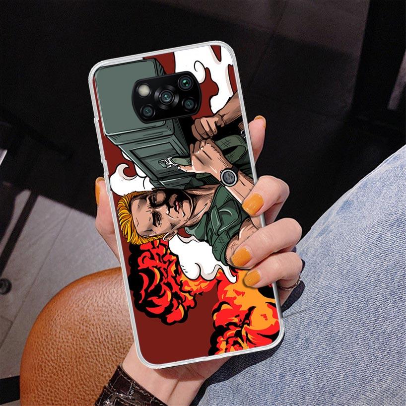 Arnold Schwarzenegger Terminator Phone Case For Xiaomi Poco X7 X6 X5 Pro F7 Ultra Redmi 15C 15 13C 13 12C 12 10 10A 10C 9 9A 9C