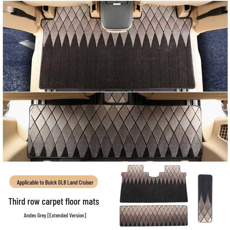 25 Buick GL8 Luxgen PHEV Middle Row Carpet Floor Mats - Interior Upgrade