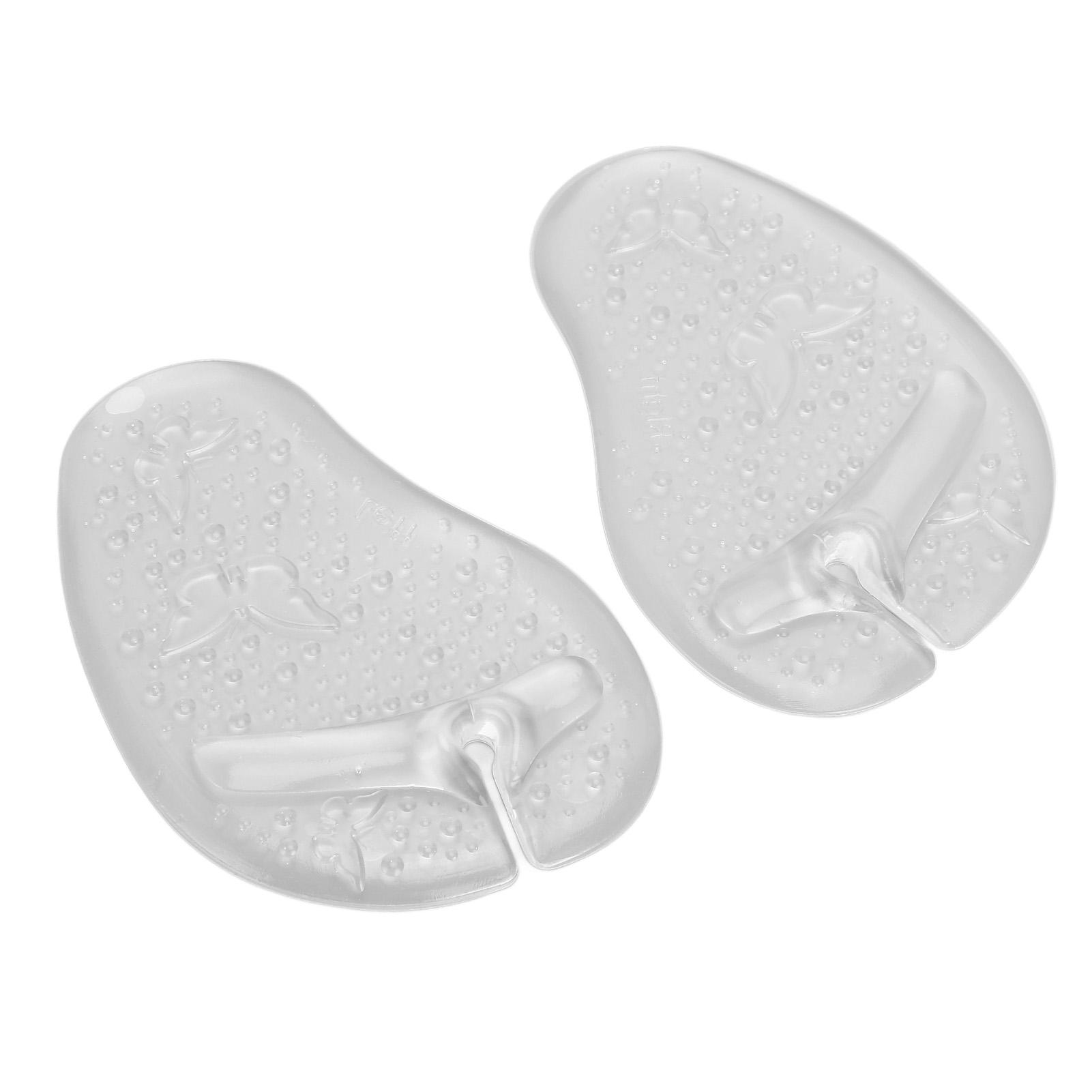 

1 Pair Sandal Toe Protector Non Slip Abrasion Resistant Butterfly Pattern Gel Metatarsal Pad Forefoot Cushion Insert for Flip Flop