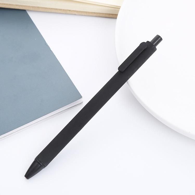 Set di Penne Click Neutre: Molteplici Opzioni, Inchiostro Nero a Base d'Acqua per Studenti e Uso Ufficio