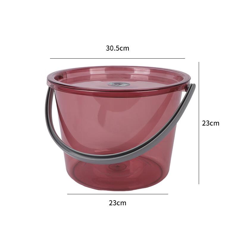 Yi Cang Household Transparent Plastic Bucket