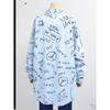 Spring New Arrival Plus Size Women's Clothing Fashion Style Loose Thin Looking Cool Fashion Long Sleeve Letter Print Shirt Street