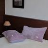 2PCS Soft Milk Velvet Pillowcase Comfortable Pillow Case Simple Pillowcase  Autumn and Winter