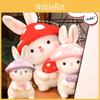 Adorable Mushroom Bunny Plush Toy For Soothing And Cuddling 35cm, Pp Cotton Filling, Anilox Ultra-soft Fur
