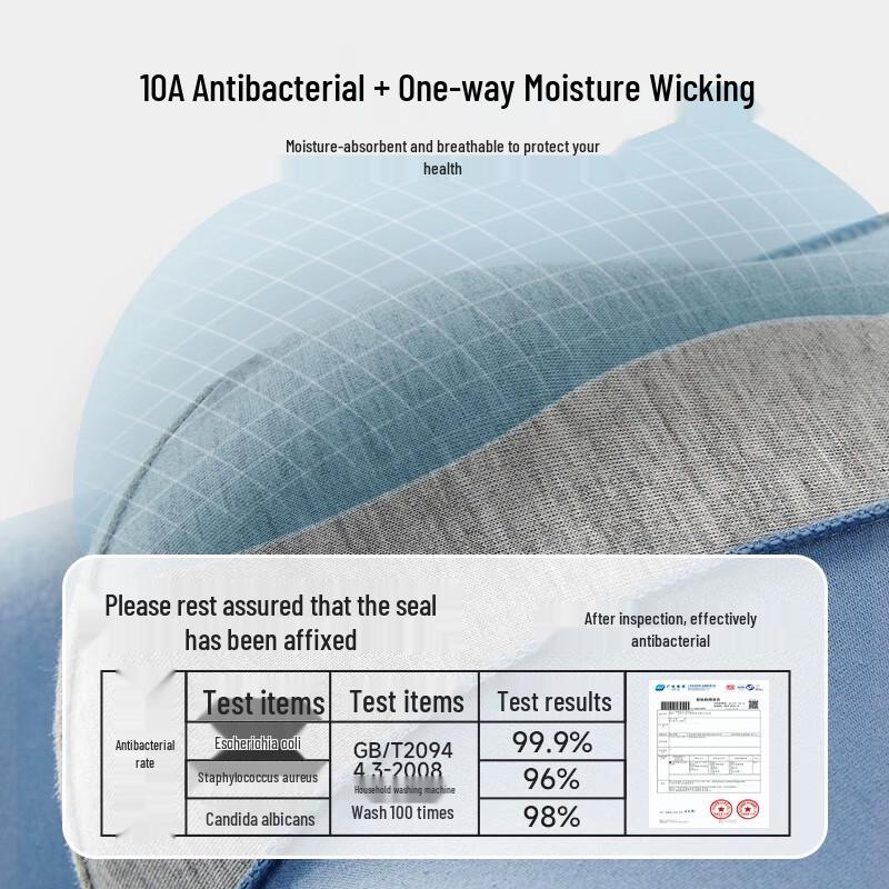 Yalou Men's 10A Antibacterial Cotton Boxer Briefs