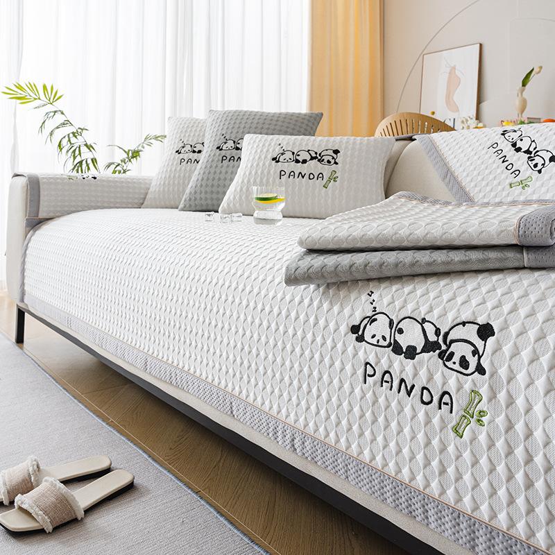 Summer Sofa Cushion Seat Cushion for Summer Simple Modern Cool Non-Slip Sofa Cover Cloth Cover Cover