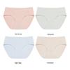 MaoRen Women's Antibacterial Cotton & Silk Mid-Waist Briefs